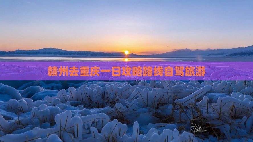 赣州去重庆一日