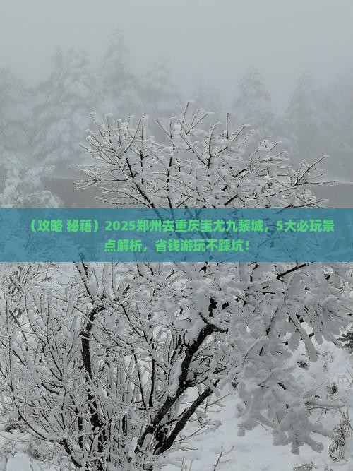 郑州到重庆蚩尤九黎城哪里玩