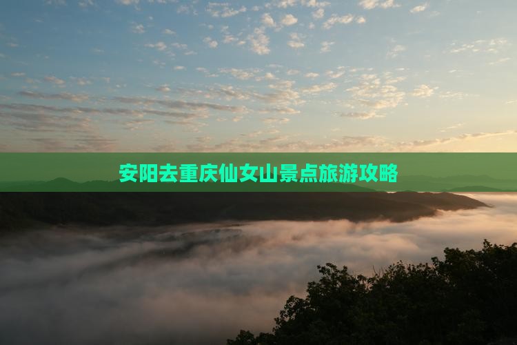安阳去重庆仙女山景点