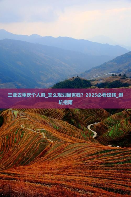 三亚去重庆个人游