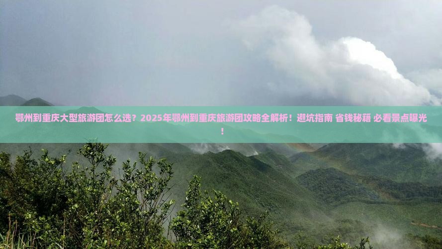 鄂州到重庆大型旅游团
