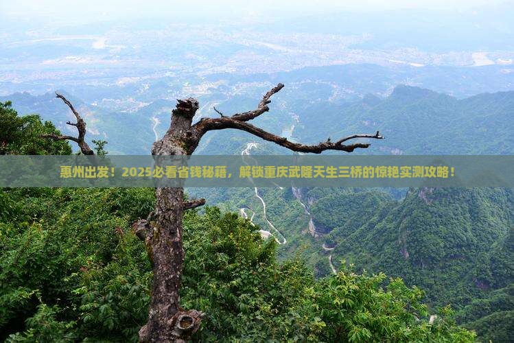 惠州去重庆武隆天生三桥景点