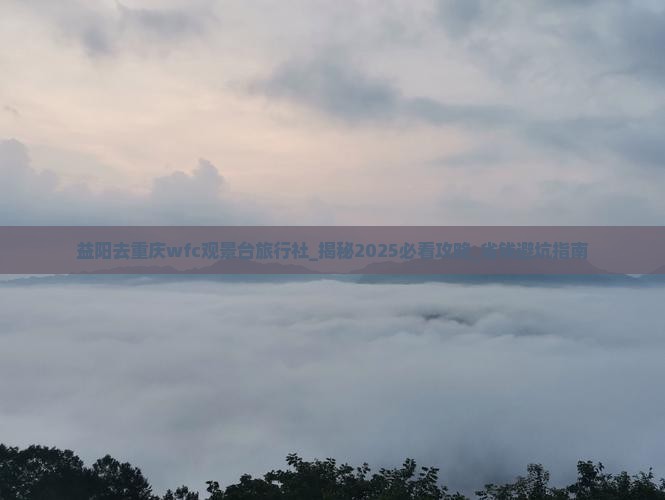 益阳去重庆wfc观景台旅行社