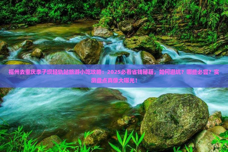 福州去重庆李子坝轻轨站旅游小吃