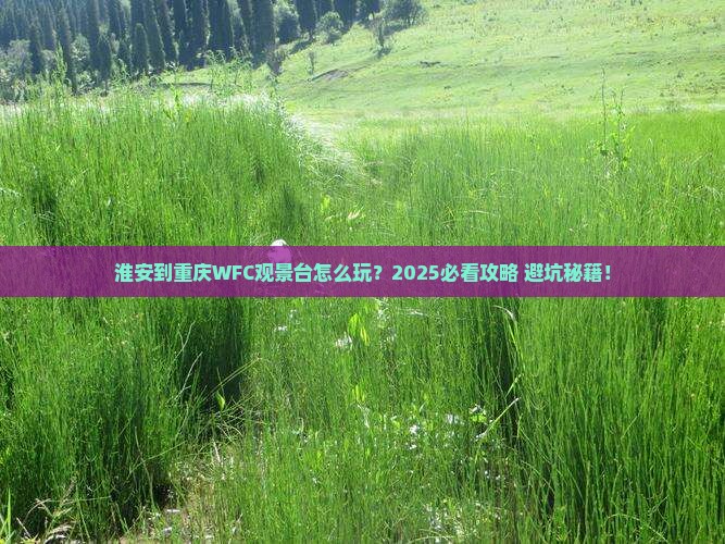 淮安到重庆wfc观景台哪里玩