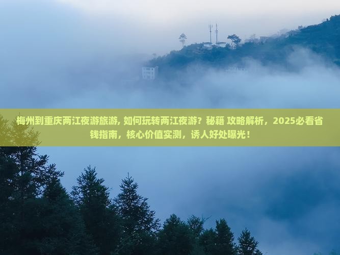 梅州到重庆两江夜游旅游