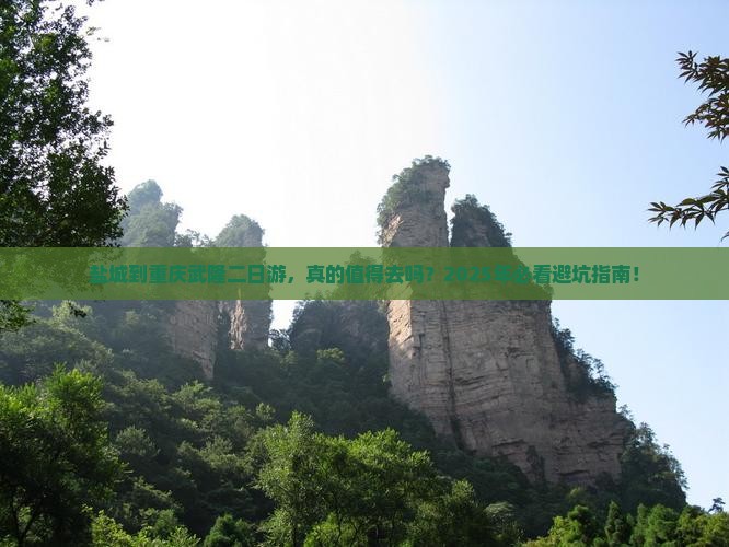 盐城到重庆武隆二日游