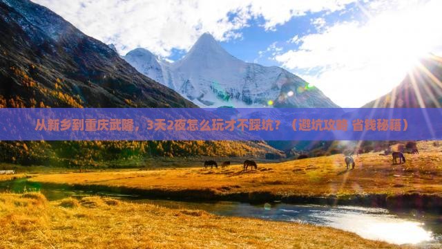 新乡到重庆武隆自由行