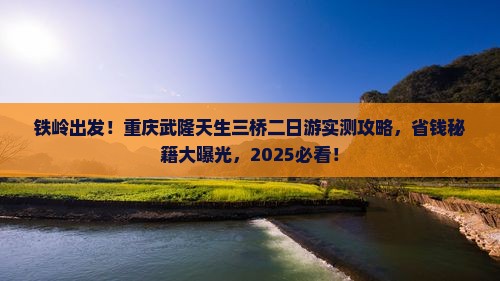 铁岭到重庆武隆天生三桥二日游