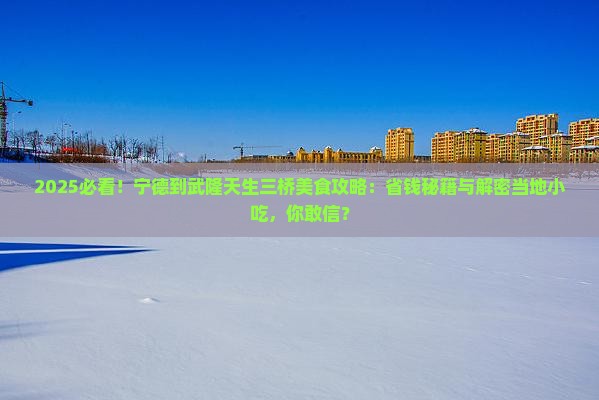 宁德到重庆武隆天生三桥旅游小吃