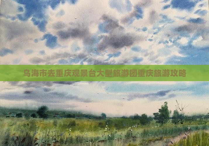 乌海市去重庆wfc观景台大型旅游团