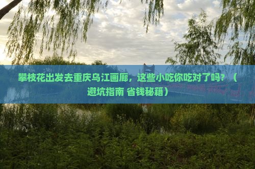 攀枝花去重庆乌江画廊旅游小吃