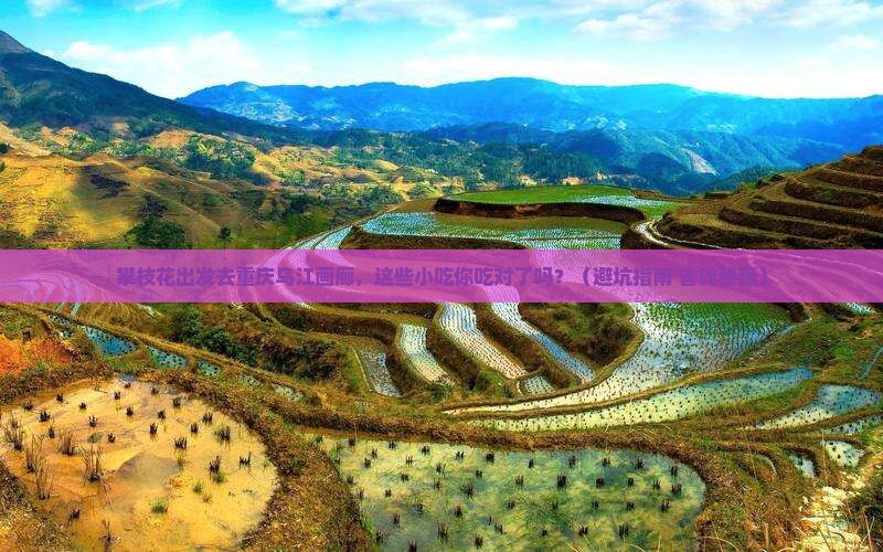 攀枝花去重庆乌江画廊旅游小吃