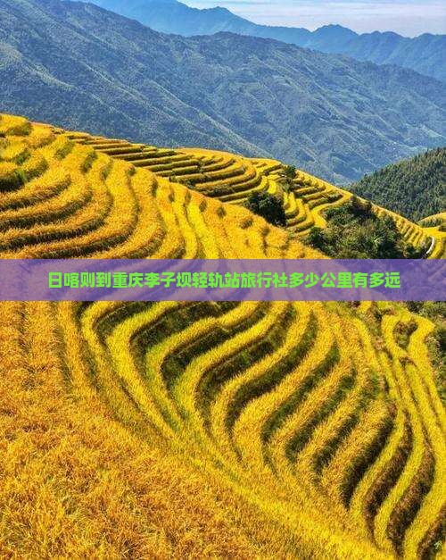 日喀则到重庆李子坝轻轨站旅行社