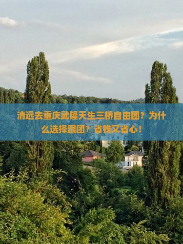 清远去重庆武隆天生三桥自由团