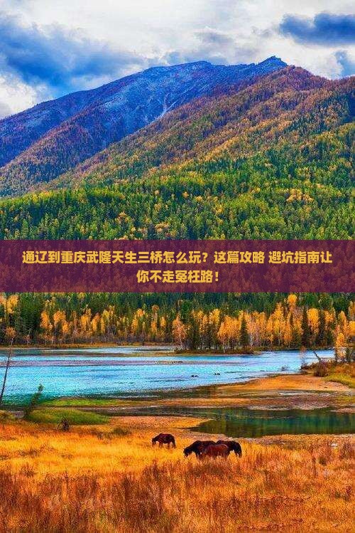 通辽到重庆武隆天生三桥必去地