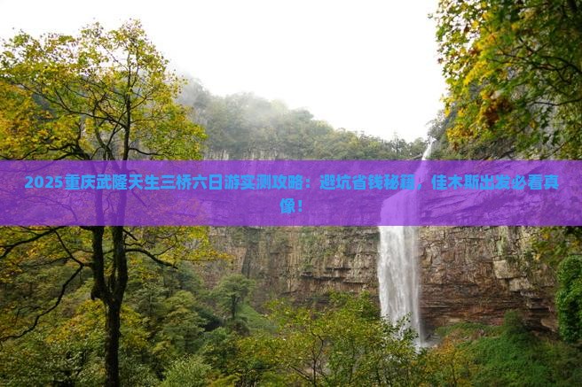佳木斯去重庆武隆天生三桥六日游