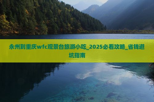 永州到重庆wfc观景台旅游小吃