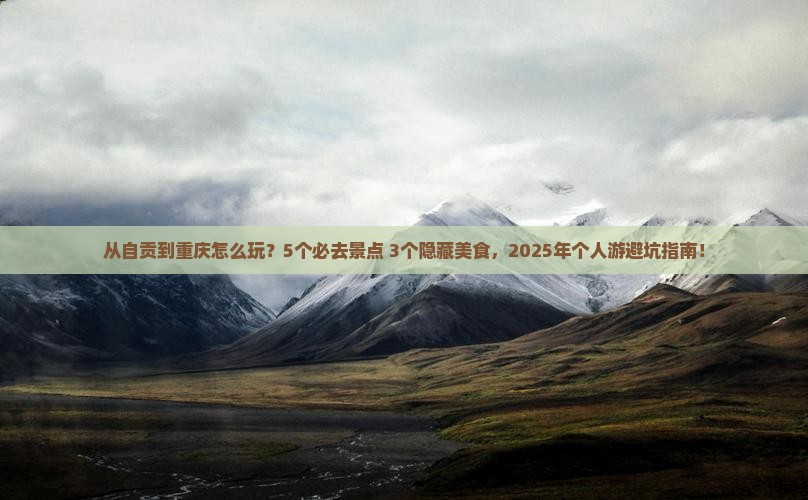 自贡到重庆个人游