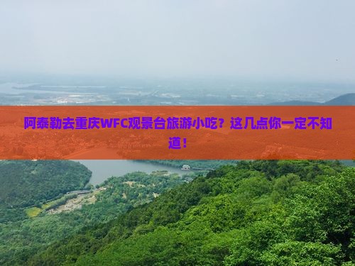阿泰勒去重庆wfc观景台旅游小吃
