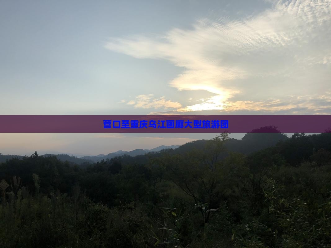 营口到重庆乌江画廊大型旅游团