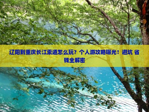 辽阳到重庆长江索道个人游