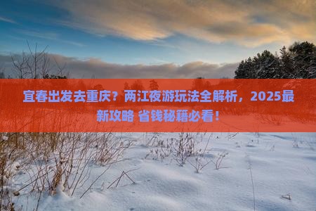 宜春去重庆两江夜游哪里玩