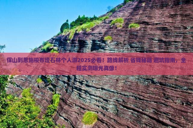保山到恩施梭布垭石林个人游