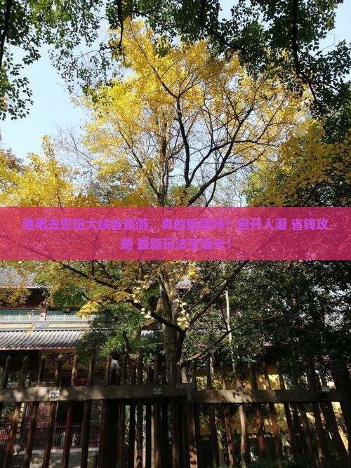 淮南去恩施大峡谷旅游