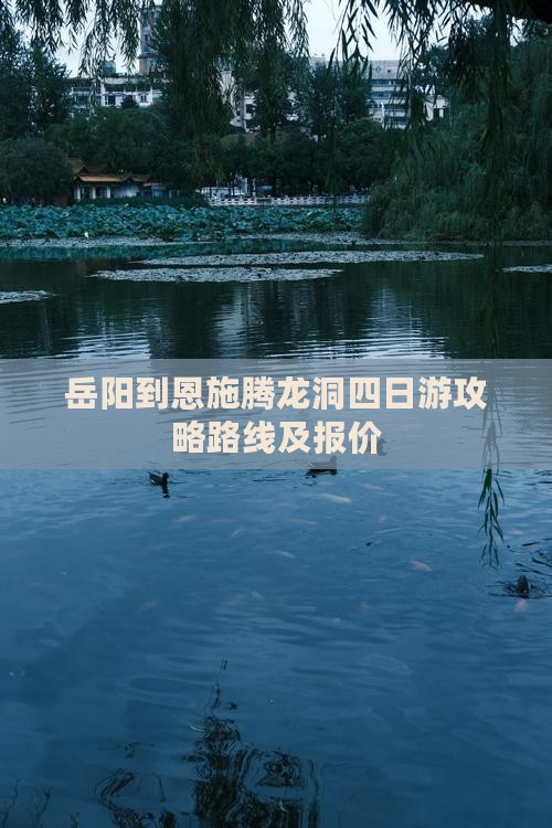 岳阳到恩施腾龙洞四日游