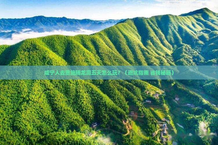 咸宁去恩施腾龙洞五日游