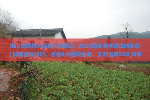 佛山去恩施大峡谷团体旅游