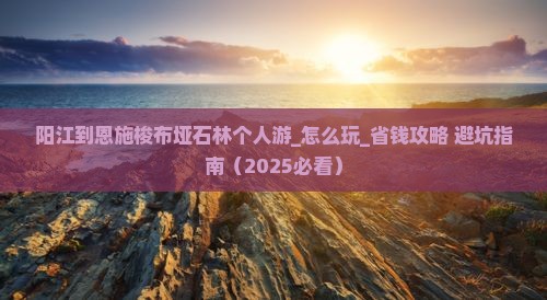阳江到恩施梭布垭石林个人游