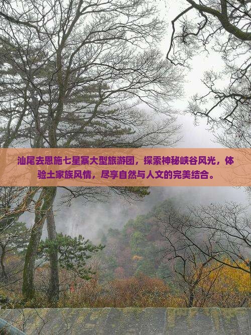 汕尾去恩施七星寨大型旅游团