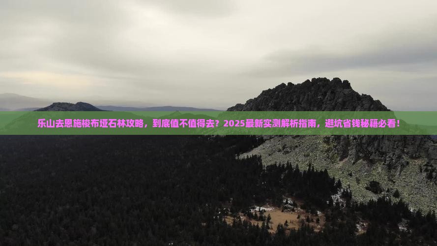 乐山去恩施梭布垭石林攻略