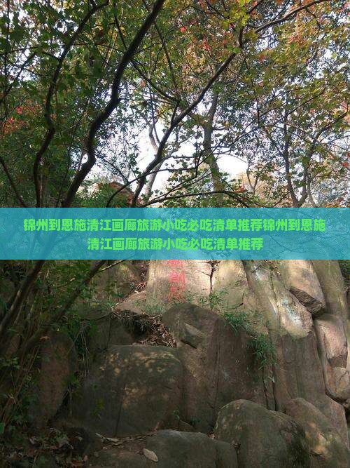 锦州到恩施清江画廊旅游小吃