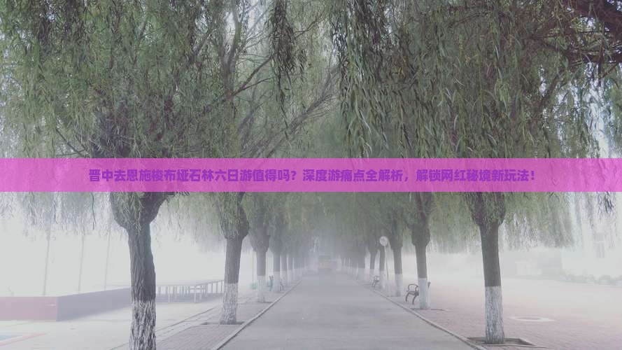 晋中去恩施梭布垭石林六日游