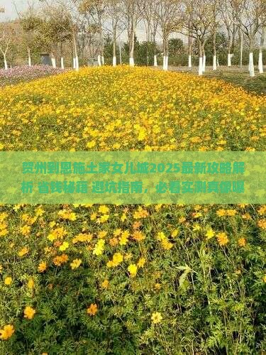 贺州到恩施土家女儿城攻略
