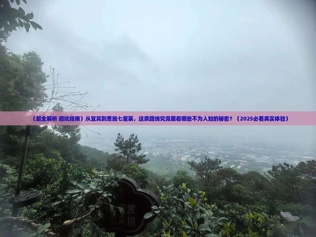宜宾到恩施七星寨旅游