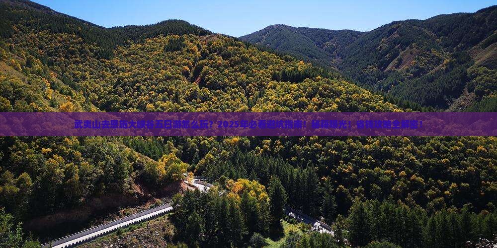 武夷山去恩施大峡谷五日游