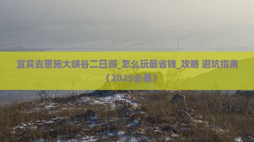 宜宾去恩施大峡谷二日游 宜宾去恩施大峡谷二日游
