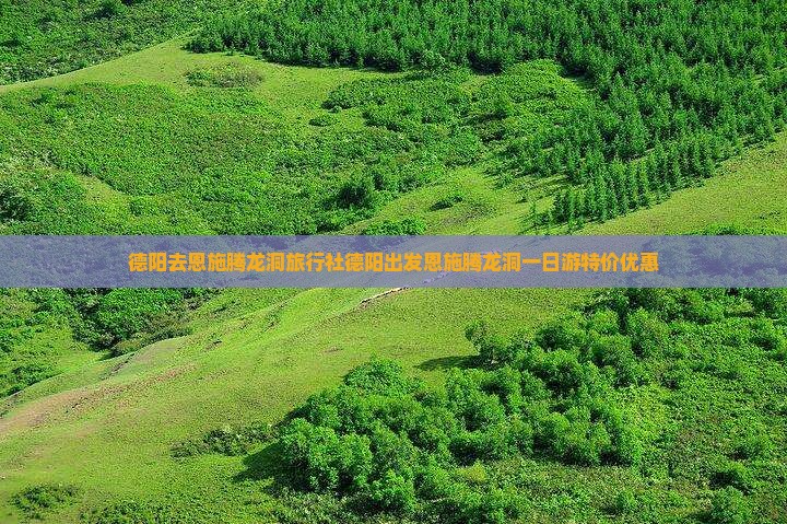 德阳去恩施腾龙洞旅行社