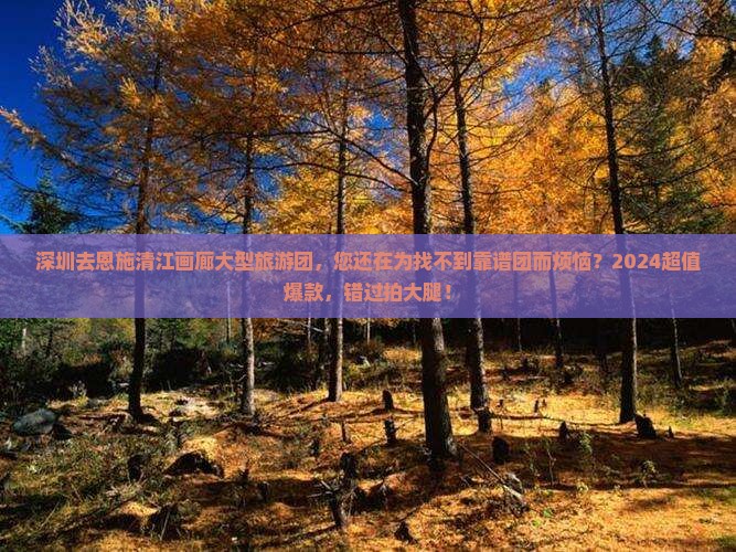 深圳去恩施清江画廊大型旅游团