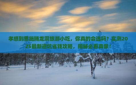 孝感到恩施腾龙洞旅游小吃