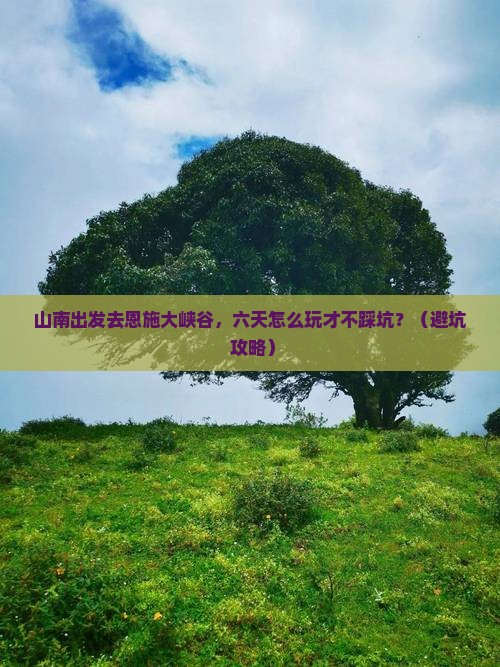 山南到恩施大峡谷六日游