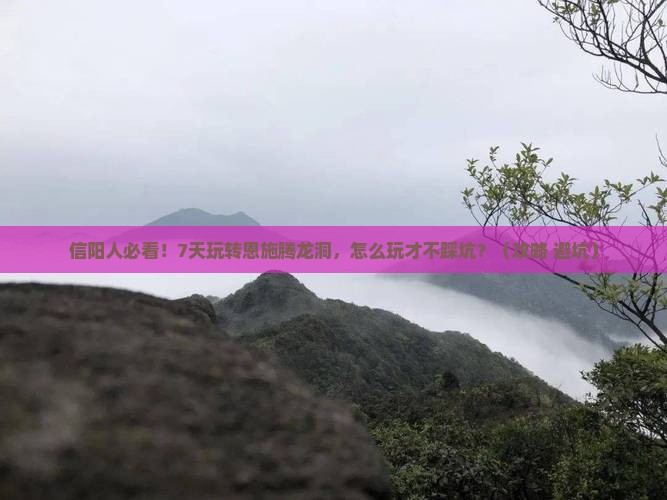 信阳去恩施腾龙洞七日游
