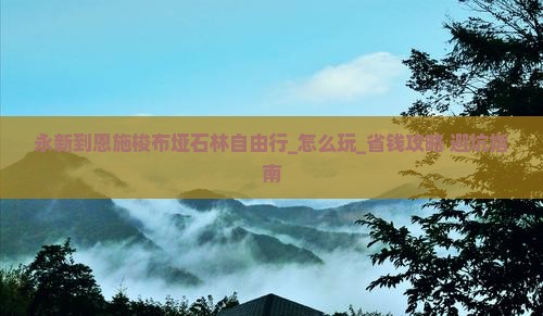 永新到恩施梭布垭石林自由行