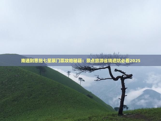 南通到恩施七星寨门票