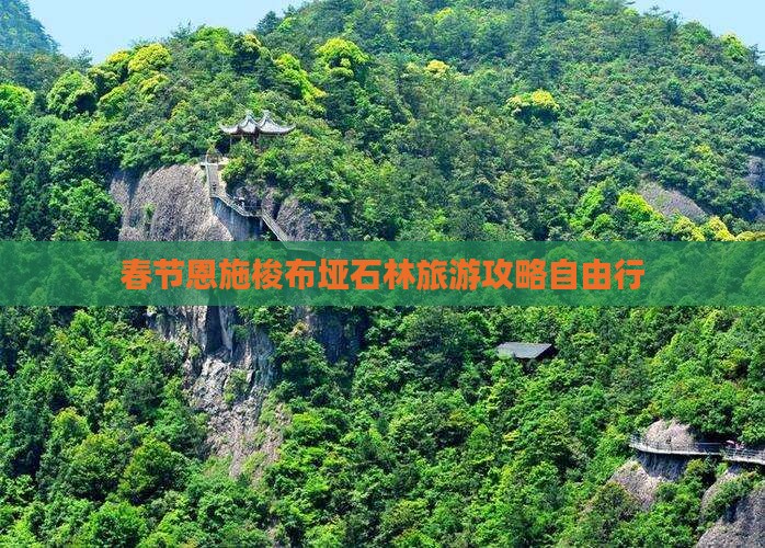春节到恩施梭布垭石林自由行