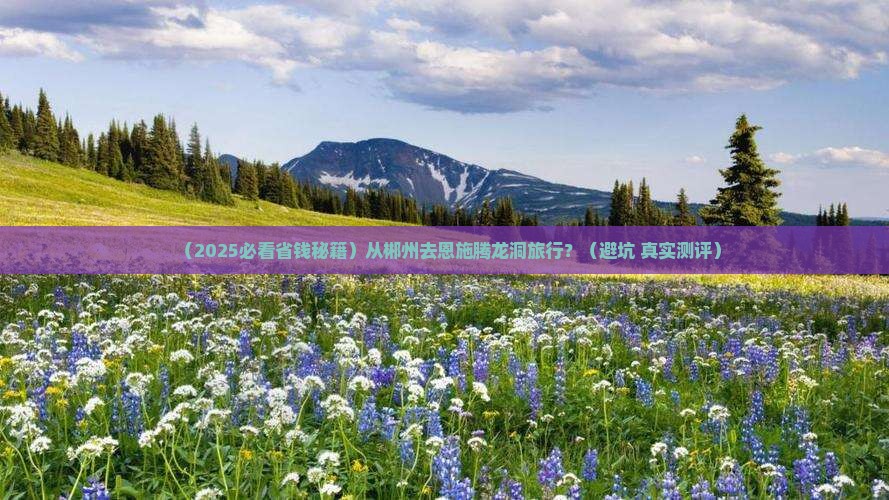 郴州去恩施腾龙洞旅行社